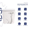 Унітаз підвісний у кольорі мармур 490x365x325 мм з сидінням з мікроліфтом Slim Duroplast Qtap Tern