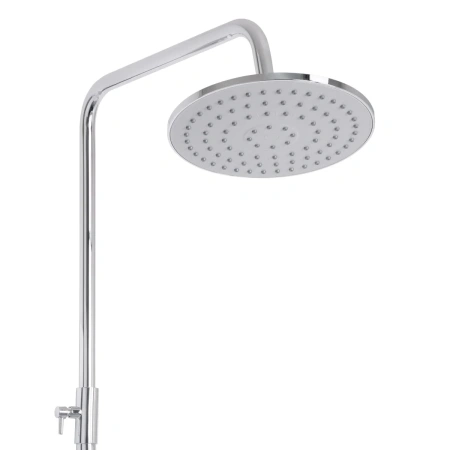 Фото Душова система універсальна Lidz Latwa 1031 на три споживачі (з виливом) (k35) Chrome