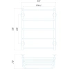 Фото Рушникосушка водяна Qtap Standard shelf