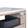 Тумба підлогова Qtap Taurus 600х616х437 White/Whitish oak зі стільницею