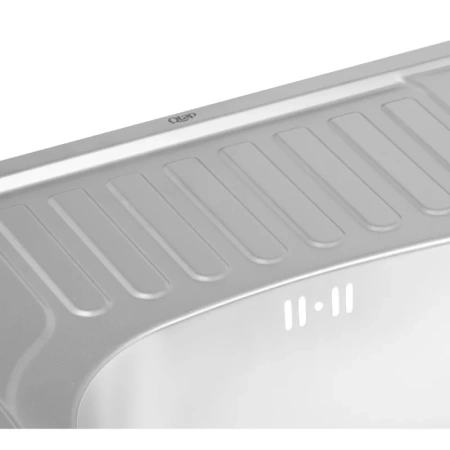Фото Кухонна мийка Qtap 5848 Satin 0,8 мм