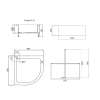 Фото Душовий піддон Lidz ST90x90x26