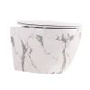 Унітаз підвісний Qtap Robin Ultra Quiet 520×365×340 мм, Marble, з сидінням Slim Duroplast / Soft-close / Quick Release