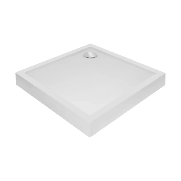 Душовий піддон Qtap Tern 80x80x12 см + сифон