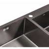 Фото Кухонна мийка Qtap S7843BL 2.7/1.0 мм