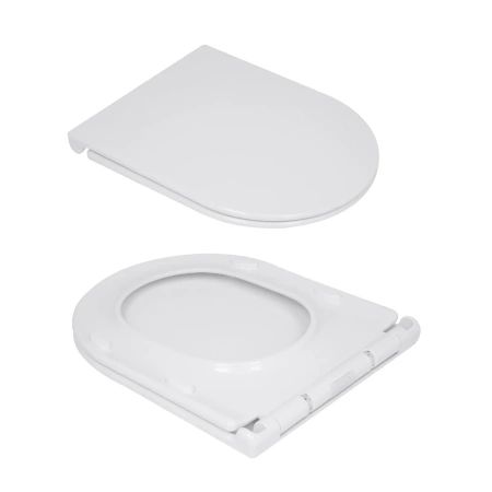 Унітаз підлоговий Qtap Presto безобідковий з сідінням Soft-close