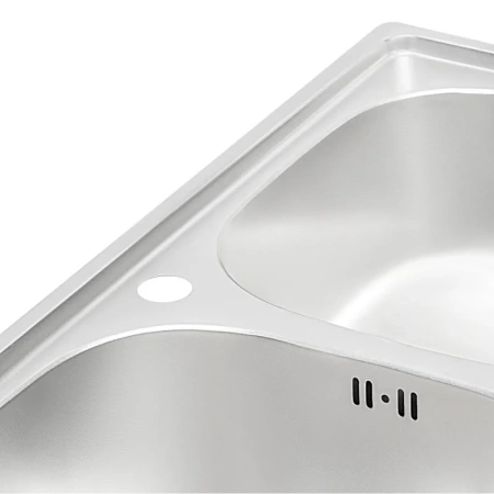 Фото Кухонна мийка Qtap 78*43-B Micro Decor 0,8 мм