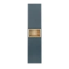Пенал підвісний Qtap Robin 350х1650х316 Graphite/Whitish