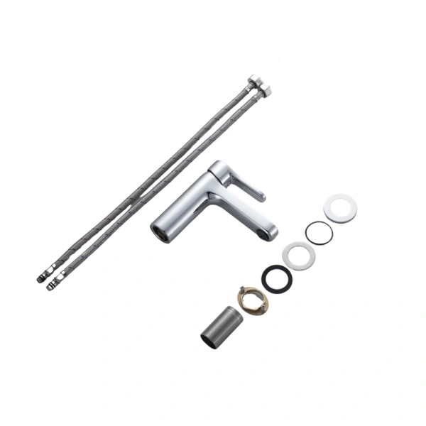 Змішувач латунний для раковини Lidz Astra (хром)