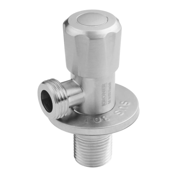 Кран приладовий Kroner KRP Edelstahl Klassisch - ESG101 1/2"х1/2" ЗЗ