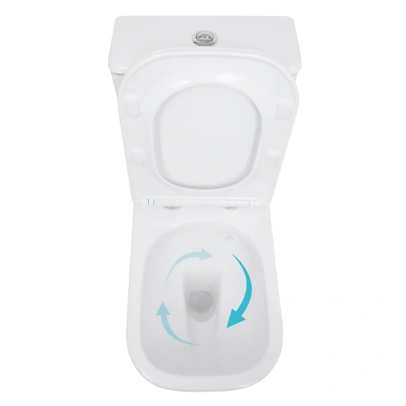 Унітаз підлоговий Qtap Stork Ultra Quiet 630×350×805 мм із сидінням Soft-close, White