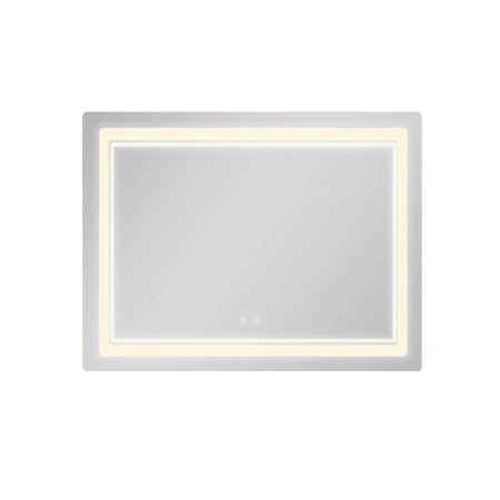 Дзеркало Qtap Cardinal (CA2) 1000х800 з LED-підсвічуванням Touch, з антизапотіванням, з димером, рег. темп. кольору (3000-6500K)