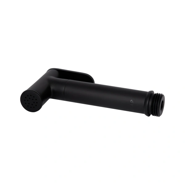 Лійка для гігієнічного душу Qtap Rucni округла Black Matt