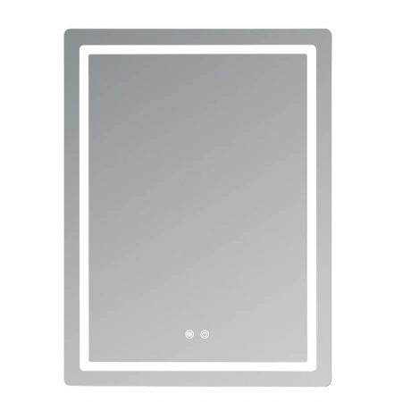 Дзеркало Qtap Mideya (MI2) 600х800 з LED-підсвічуванням Touch, з антизапотіванням, димером, рег. яскравості