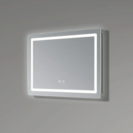 Дзеркало Qtap Mideya (DC-F614) 700х500 з LED-підсвічуванням Touch, з антизапотіванням, димером