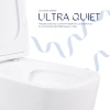 Унітаз підлоговий Qtap Aquarius Ultra Quiet 620×355×790 мм з сидінням Soft-close, White