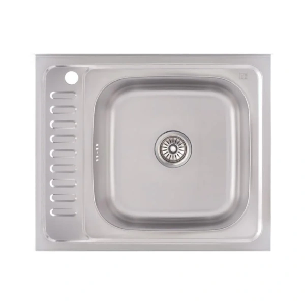 Кухонна мийка Lidz 6050-R Decor 0,6 мм