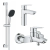 Комплект змішувачів для ванної кімнати Grohe QuickFix Start