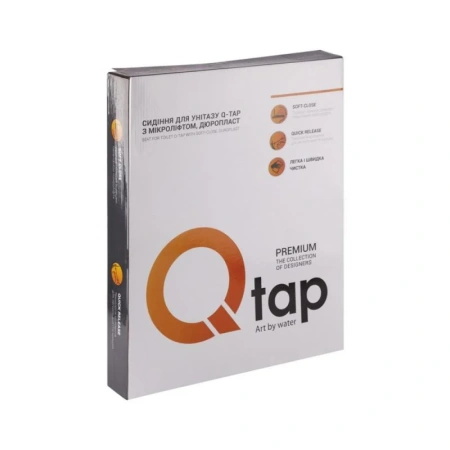 Сидіння для унітазу Qtap Cover з мікроліфтом