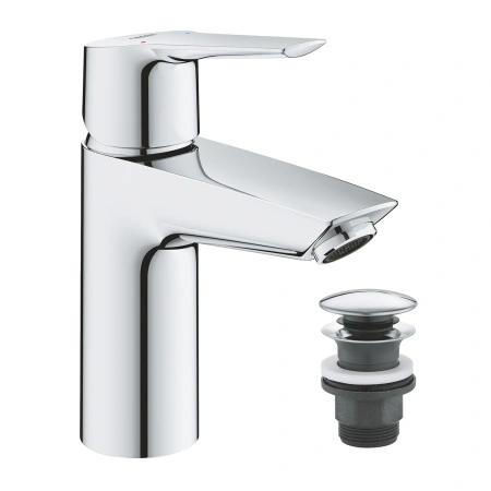 Фото Змішувач для раковини Grohe QuickFix Start S-Size з донним клапаном
