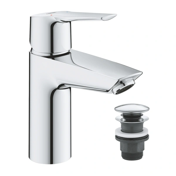 Фото Змішувач для раковини Grohe QuickFix Start S-Size з донним клапаном
