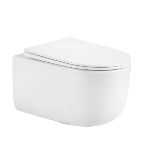 Унітаз підвісний Qtap Taurus Ultra Quiet 515×360×350 мм, White, з сидінням Slim Duroplast / Soft-close / Quick Release
