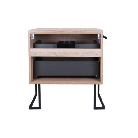 Тумба для підлоги Qtap Taurus 600х616х437 Whitish oak зі стільницею