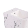 Біде підвісне Qtap Tern 520x350x330 мм, Marble