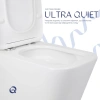 Унітаз підлоговий Qtap Tern Ultra Quiet безобідковий з сидінням Soft-Close White
