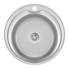 Мийка для кухні Lidz 510-D Micro Decor 0,8 мм