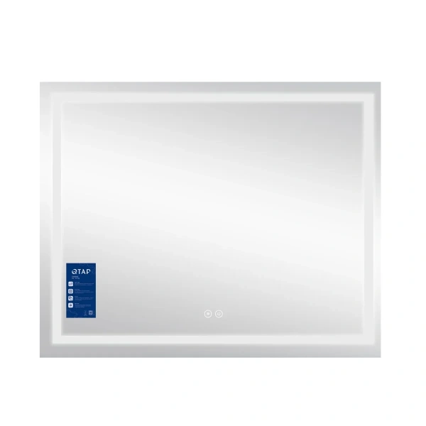 Дзеркало Qtap Mideya LED з антизапотіванням 1000x800