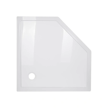 Фото Душовий піддон Qtap Diamond 100x100x12 см + сифон