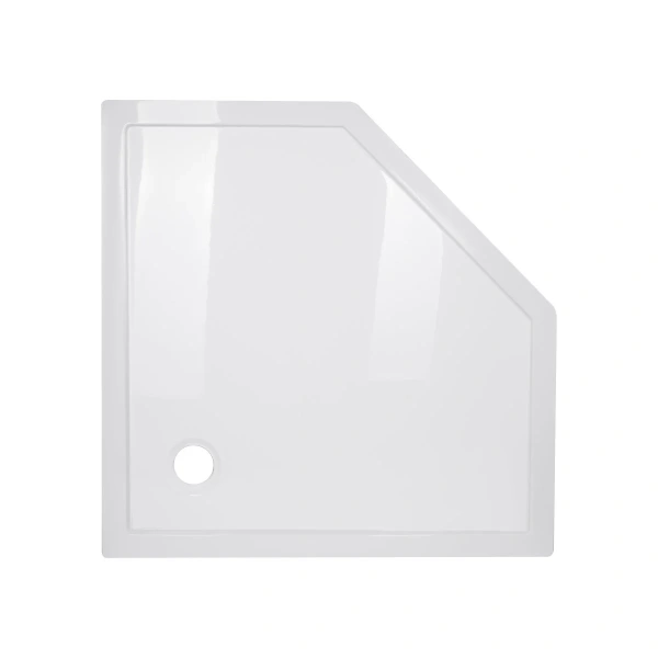 Фото Душовий піддон Qtap Diamond 100x100x12 см + сифон