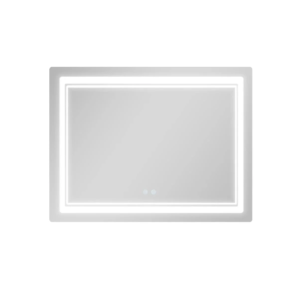 Дзеркало Qtap Cardinal (CA2) 1000х800 з LED-підсвічуванням Touch, з антизапотіванням, з димером, рег. темп. кольору (3000-6500K)