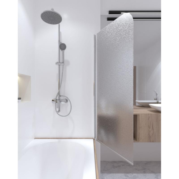 Штора на ванну Qtap Standard