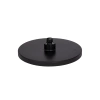 Фото Лійка для верхнього душу Qtap Hlavova D 230 мм округла Black Matt