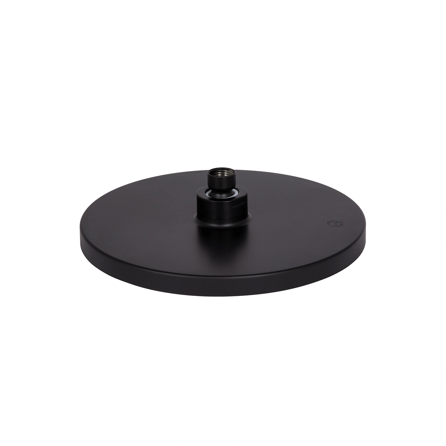 Лійка для верхнього душу Qtap Hlavova D 230 мм округла Black Matt