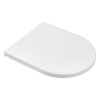Унітаз підвісний безобідковий Kroner Harz WHI493736 RIMLESS з сидінням Slim Duroplast / Soft-close /
