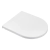 Унітаз підвісний безобідковий Kroner Harz WHI493736 RIMLESS з сидінням Slim Duroplast / Soft-close /