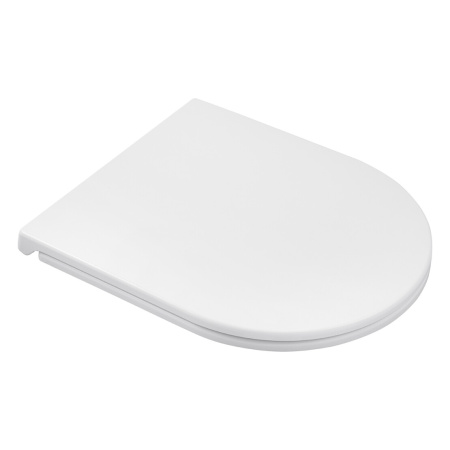Унітаз підвісний безобідковий Kroner Harz WHI493736 RIMLESS з сидінням Slim Duroplast / Soft-close /