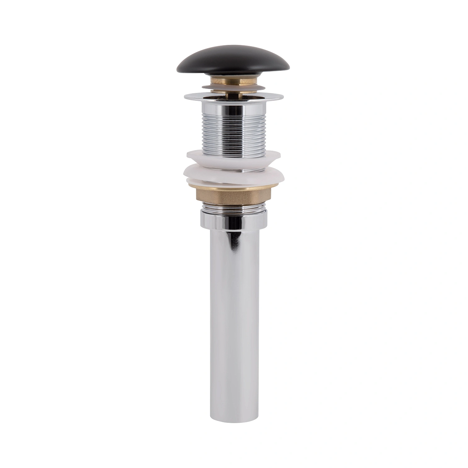 Донний клапан для раковини Qtap PU03 225х70х70 Matt black