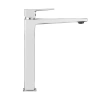 Фото Змішувач латунний для раковини високий Lidz Orion (хром)
