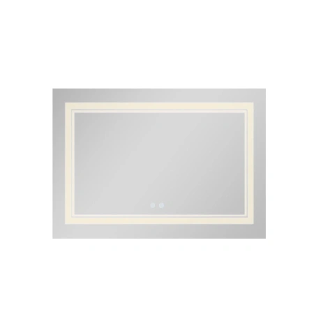 Дзеркало Qtap Cardinal 1200х800 з LED-підсвічуванням Touch, з антизапотіванням, з димером, рег. темп. кольору (3000-6500K)
