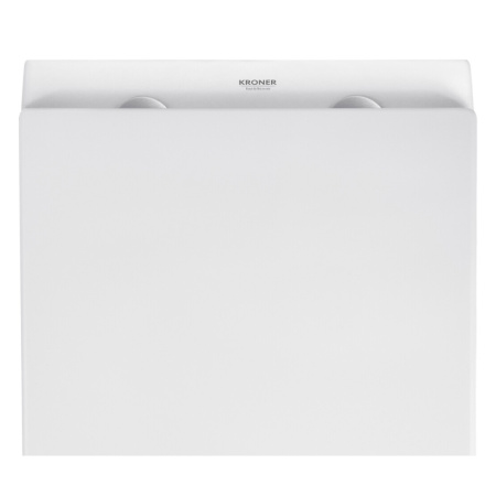 Унітаз підвісний безобідковий Kroner Armada WHI513636 RIMLESS з сидінням Slim Duroplast / Soft-close