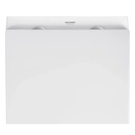 Унітаз підвісний безобідковий Kroner Armada WHI513636 RIMLESS з сидінням Slim Duroplast / Soft-close