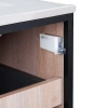 Комплект Qtap Taurus 600х580х437 Whitish oak тумба підвісна + раковина врізна