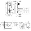 Набір унітаз з сидінням Qtap Swan + інсталяція Grohe Rapid SL