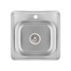 Кухонна мийка Lidz 48*48 Micro Decor 0.6мм