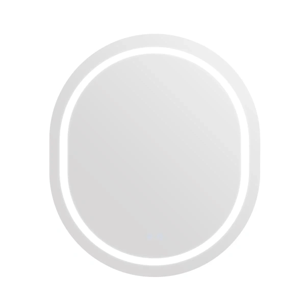 Дзеркало Qtap Gemini 800х700 з LED-підсвічуванням Touch, з антизапотіванням, з димером, рег. темп. кольору (3000-6500K)