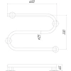 Фото Рушникосушка електричний Qtap Snake